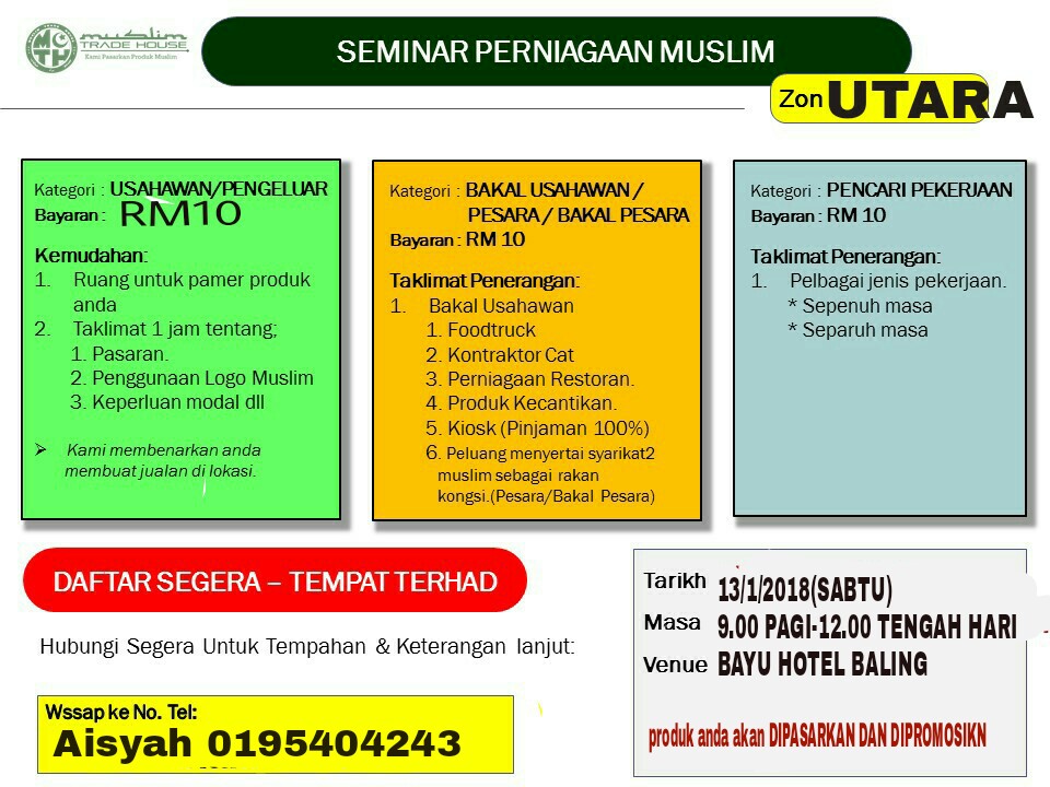 SEMINAR PERNIAGAAN MUSLIM