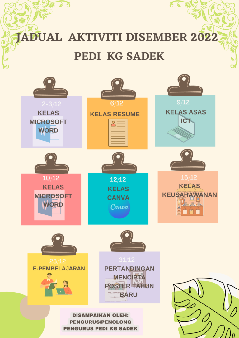 Beige Hand Drawn Monthly Planner 1